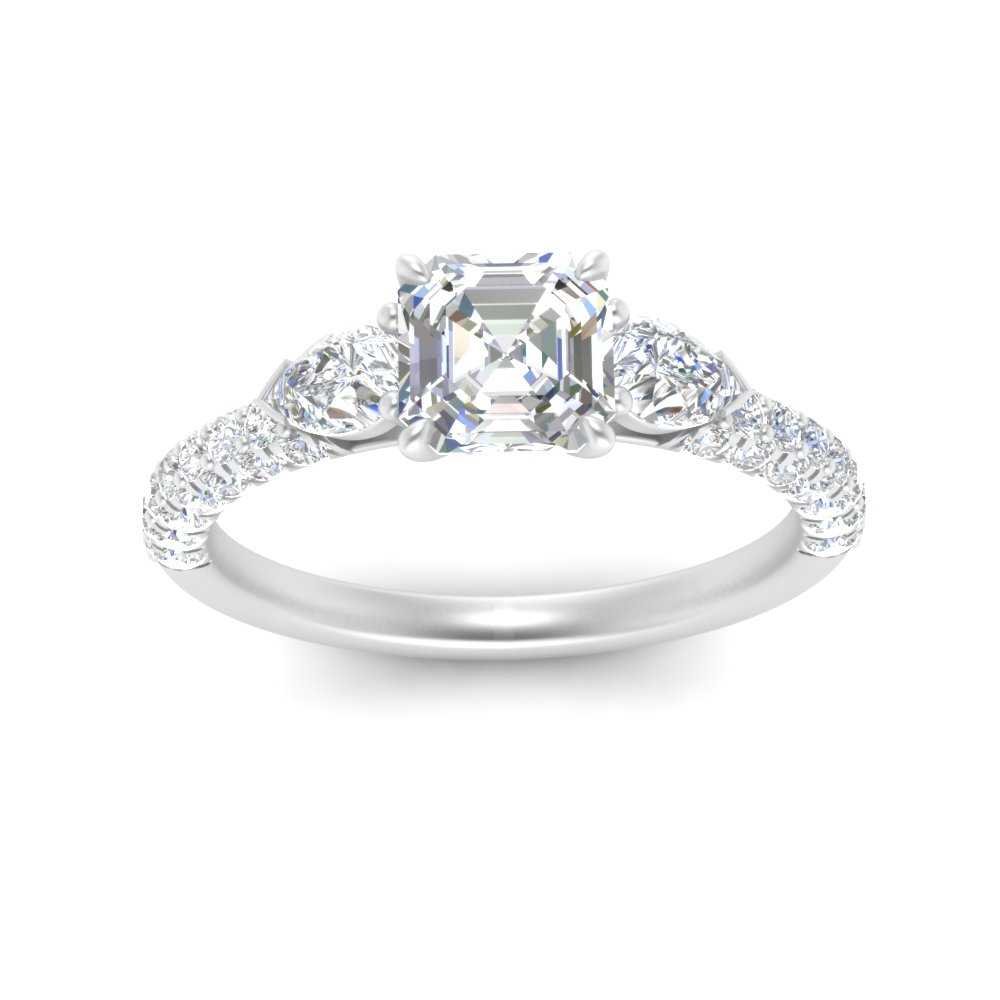 diamond-pear-accented-3-row-asscher-cut-engagement-ring-in-white-gold-FD9982ASRANGLE3-NL-WG