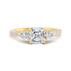 Load image into Gallery viewer, diamond-pear-accented-3-row-asscher-cut-engagement-ring-in-yellow-gold-FD9982ASRANGLE3-NL-YG