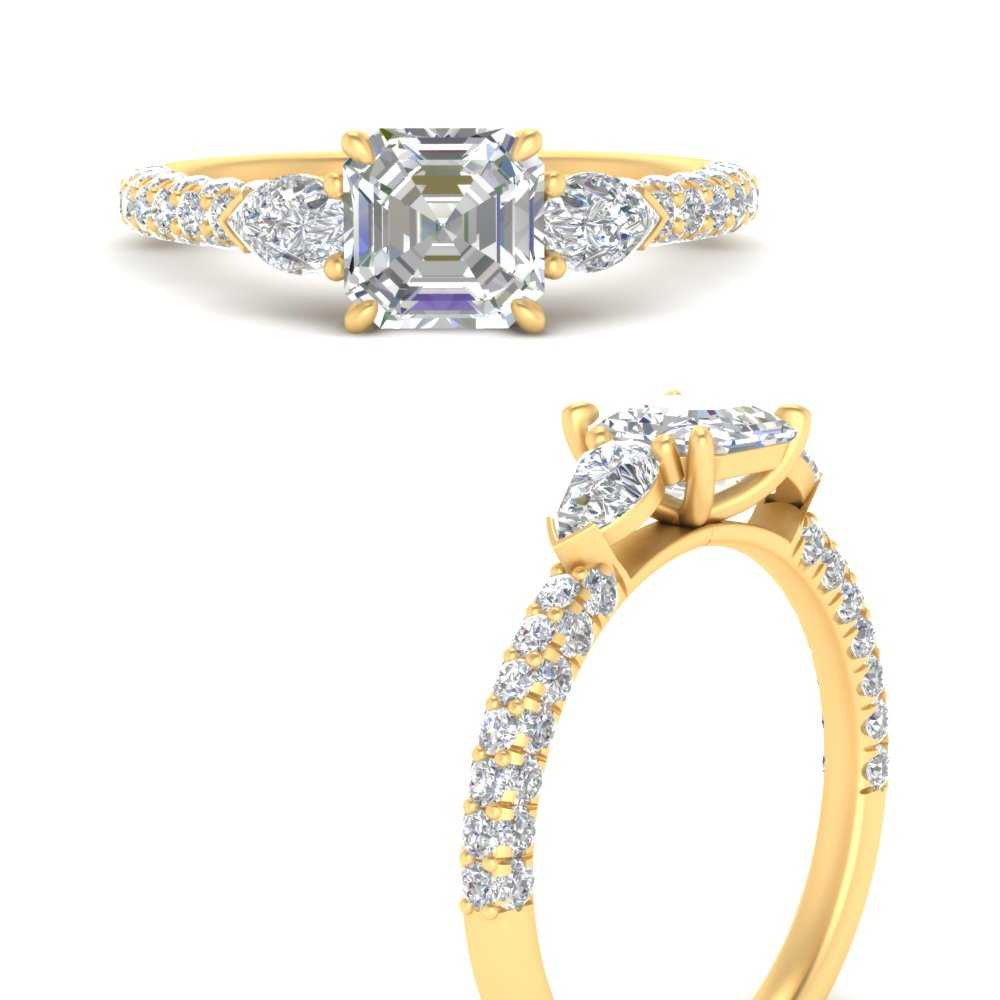 diamond-pear-accented-3-row-asscher-cut-engagement-ring-in-yellow-gold-FD9982ASRANGLE3-NL-YG