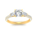 Thumbnail 43 - diamond-pear-accented-3-row-asscher-cut-engagement-ring-in-yellow-gold-FD9982ASRANGLE3-NL-YG