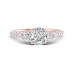 Load image into Gallery viewer, diamond-pear-accented-3-row-cushion-cut-engagement-ring-in-rose-gold-FD9982CURANGLE3-NL-RG

