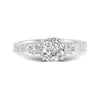 Load image into Gallery viewer, diamond-pear-accented-3-row-cushion-cut-engagement-ring-in-white-gold-FD9982CURANGLE3-NL-WG