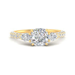 Load image into Gallery viewer, diamond-pear-accented-3-row-cushion-cut-engagement-ring-in-yellow-gold-FD9982CURANGLE3-NL-YG
