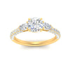 Load image into Gallery viewer, diamond-pear-accented-3-row-cushion-cut-engagement-ring-in-yellow-gold-FD9982CURANGLE3-NL-YG