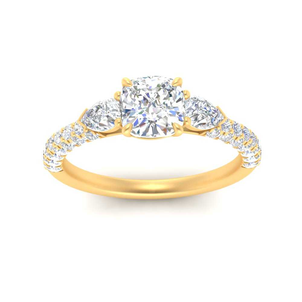 diamond-pear-accented-3-row-cushion-cut-engagement-ring-in-yellow-gold-FD9982CURANGLE3-NL-YG