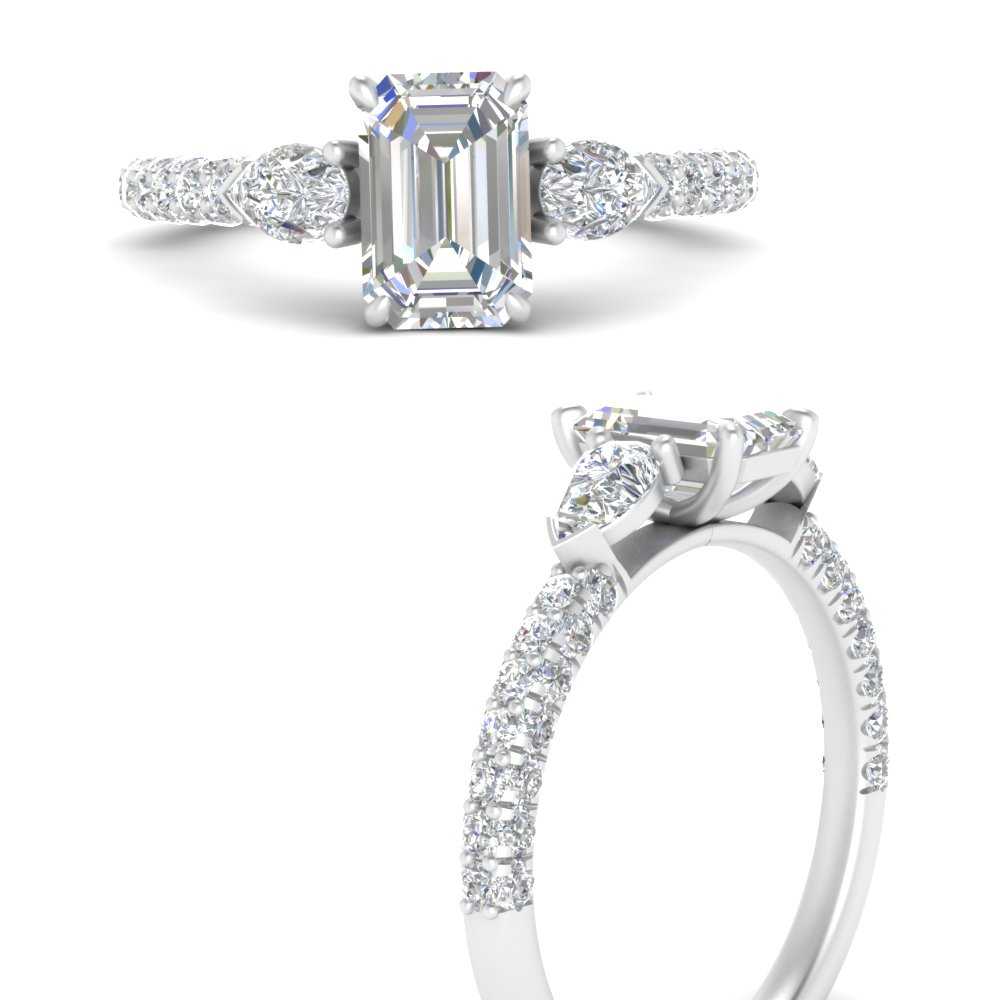 diamond-pear-accented-3-row-emerald-cut-engagement-ring-in-white-gold-FD9982EMRANGLE3-NL-WG
