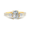 Load image into Gallery viewer, diamond-pear-accented-3-row-emerald-cut-engagement-ring-in-yellow-gold-FD9982EMRANGLE3-NL-YG