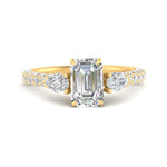 Load image into Gallery viewer, diamond-pear-accented-3-row-emerald-cut-engagement-ring-in-yellow-gold-FD9982EMRANGLE3-NL-YG

