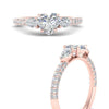 Load image into Gallery viewer, diamond-pear-accented-3-row-heart-shaped-engagement-ring-in-rose-gold-FD9982HTRANGLE3-NL-RG