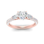 Load image into Gallery viewer, diamond-pear-accented-3-row-heart-shaped-engagement-ring-in-rose-gold-FD9982HTRANGLE3-NL-RG
