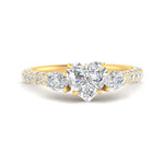 Load image into Gallery viewer, diamond-pear-accented-3-row-heart-shaped-engagement-ring-in-yellow-gold-FD9982HTRANGLE3-NL-YG
