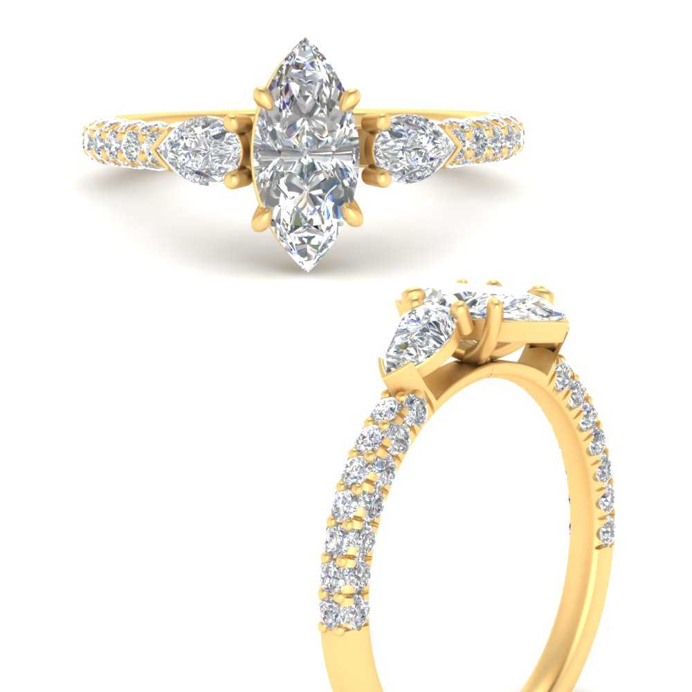 diamond-pear-accented-3-row-marquise-cut-engagement-ring-in-yellow-gold-FD9982MQRANGLE3-NL-YG