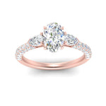 Load image into Gallery viewer, diamond-pear-accented-3-row-oval-shaped-engagement-ring-in-rose-gold-FD9982OVRANGLE3-NL-RG

