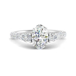 Load image into Gallery viewer, diamond-pear-accented-3-row-oval-shaped-engagement-ring-in-white-gold-FD9982OVRANGLE3-NL-WG
