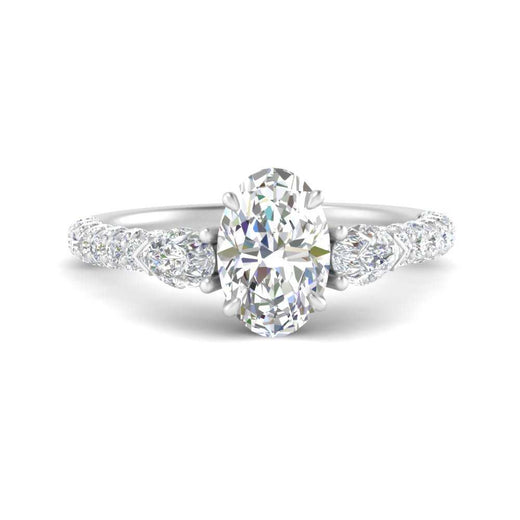 diamond-pear-accented-3-row-oval-shaped-engagement-ring-in-white-gold-FD9982OVRANGLE3-NL-WG