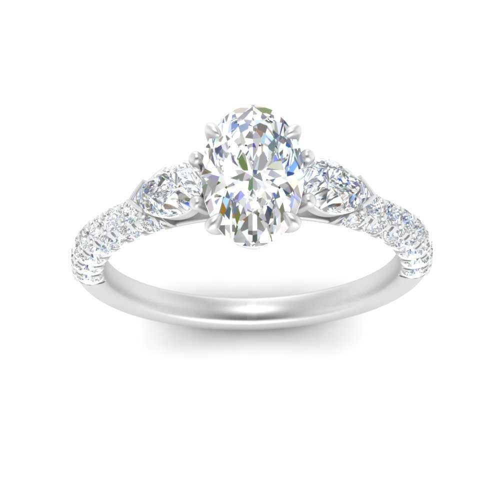 diamond-pear-accented-3-row-oval-shaped-engagement-ring-in-white-gold-FD9982OVRANGLE3-NL-WG