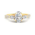 Load image into Gallery viewer, diamond-pear-accented-3-row-oval-shaped-engagement-ring-in-yellow-gold-FD9982OVRANGLE3-NL-YG
