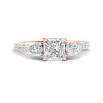 Load image into Gallery viewer, diamond-pear-accented-3-row-princess-cut-engagement-ring-in-rose-gold-FD9982PRRANGLE3-NL-RG
