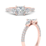Load image into Gallery viewer, diamond-pear-accented-3-row-princess-cut-engagement-ring-in-rose-gold-FD9982PRRANGLE3-NL-RG
