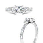 Load image into Gallery viewer, diamond-pear-accented-3-row-princess-cut-engagement-ring-in-white-gold-FD9982PRRANGLE3-NL-WG
