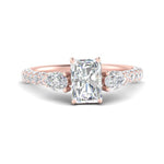 Load image into Gallery viewer, diamond-pear-accented-3-row-radiant-cut-engagement-ring-in-rose-gold-FD9982RARANGLE3-NL-RG
