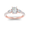Load image into Gallery viewer, diamond-pear-accented-3-row-radiant-cut-engagement-ring-in-rose-gold-FD9982RARANGLE3-NL-RG