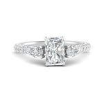 Load image into Gallery viewer, diamond-pear-accented-3-row-radiant-cut-engagement-ring-in-white-gold-FD9982RARANGLE3-NL-WG