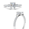 Load image into Gallery viewer, diamond-pear-accented-3-row-radiant-cut-engagement-ring-in-white-gold-FD9982RARANGLE3-NL-WG