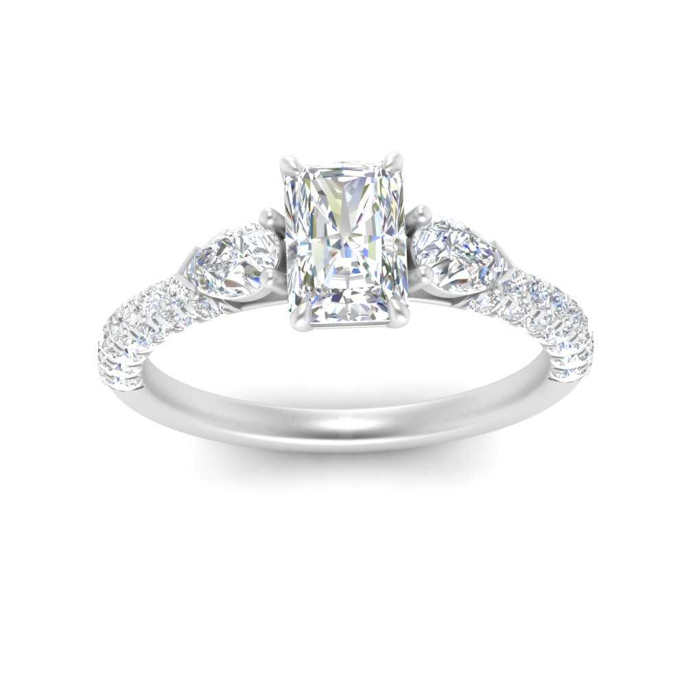 diamond-pear-accented-3-row-radiant-cut-engagement-ring-in-white-gold-FD9982RARANGLE3-NL-WG