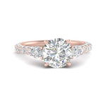Load image into Gallery viewer, diamond-pear-accented-3-row-round-cut-engagement-ring-in-rose-gold-FD9982RORANGLE3-NL-RG
