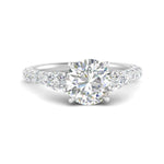 Load image into Gallery viewer, diamond-pear-accented-3-row-round-cut-engagement-ring-in-white-gold-FD9982RORANGLE3-NL-WG
