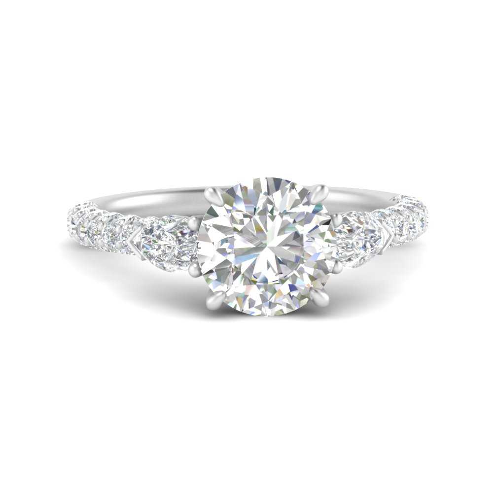 diamond-pear-accented-3-row-round-cut-engagement-ring-in-white-gold-FD9982RORANGLE3-NL-WG