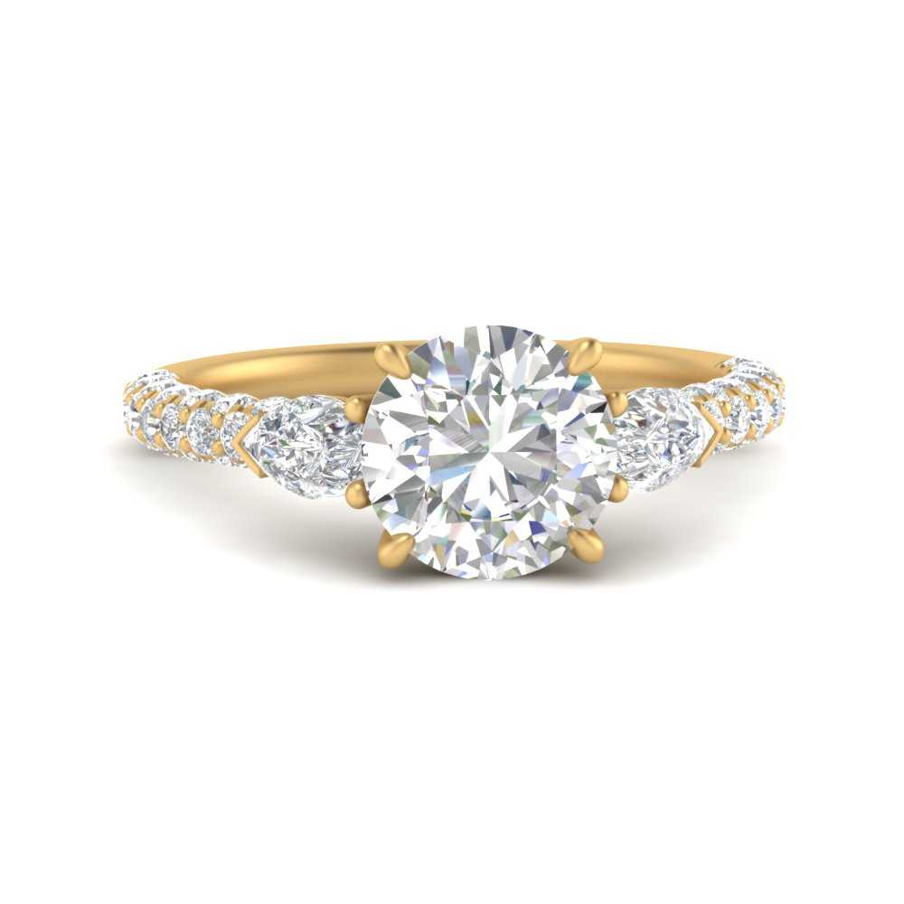 diamond-pear-accented-3-row-round-cut-engagement-ring-in-yellow-gold-FD9982RORANGLE3-NL-YG