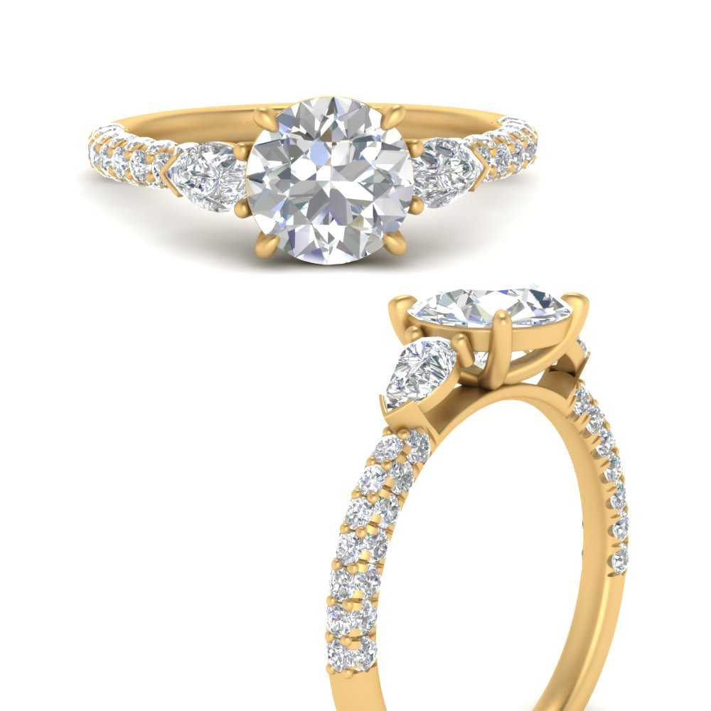 diamond-pear-accented-3-row-round-cut-engagement-ring-in-yellow-gold-FD9982RORANGLE3-NL-YG