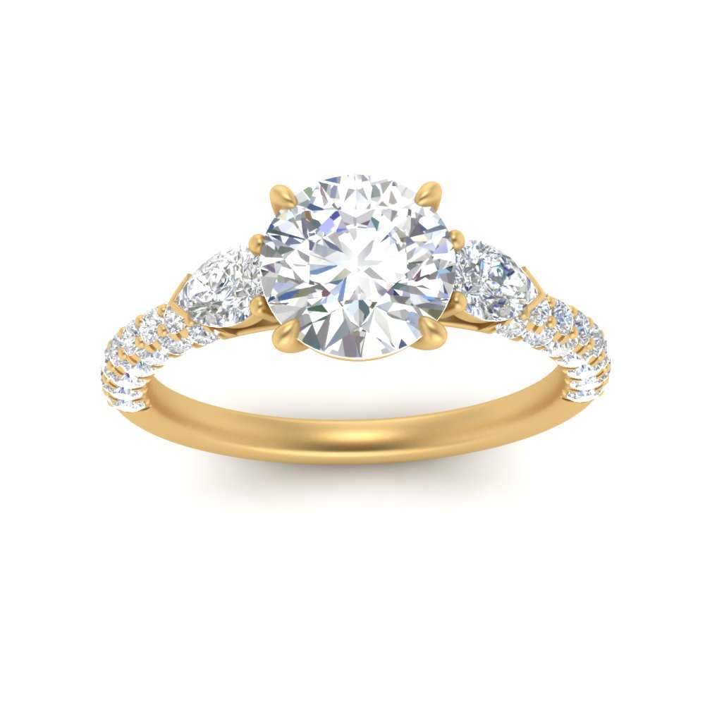 diamond-pear-accented-3-row-round-cut-engagement-ring-in-yellow-gold-FD9982RORANGLE3-NL-YG