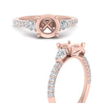 Load image into Gallery viewer, diamond-pear-accented-3-row-semi-mount-engagement-ring-in-rose-gold-FD9982SMRANGLE3-NL-RG
