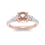 Load image into Gallery viewer, diamond-pear-accented-3-row-semi-mount-engagement-ring-in-rose-gold-FD9982SMRANGLE3-NL-RG
