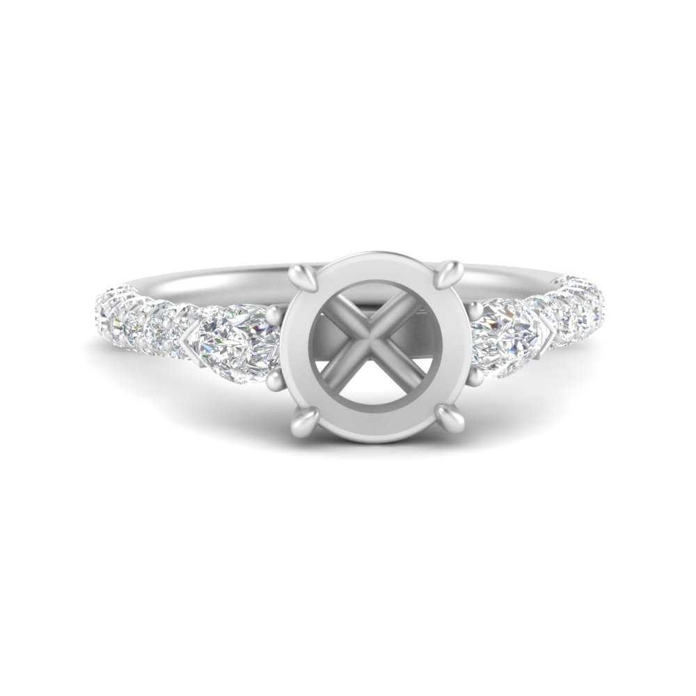 diamond-pear-accented-3-row-semi-mount-engagement-ring-in-white-gold-FD9982SMRANGLE3-NL-WG