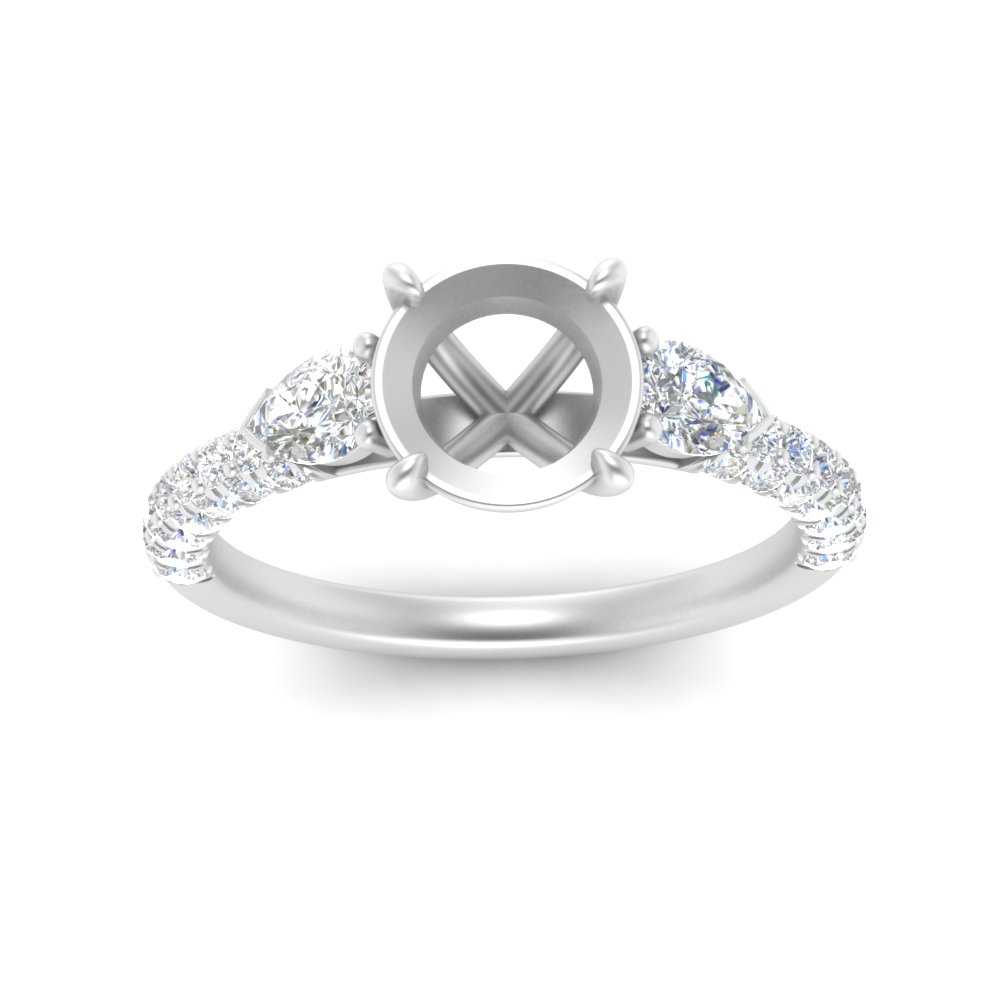 diamond-pear-accented-3-row-semi-mount-engagement-ring-in-white-gold-FD9982SMRANGLE3-NL-WG