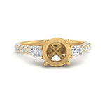 Load image into Gallery viewer, diamond-pear-accented-3-row-semi-mount-engagement-ring-in-yellow-gold-FD9982SMRANGLE3-NL-YG
