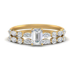 Load image into Gallery viewer, diamond-round-and-marquise-emerald-cut-bridal-wedding-rings-in-yellow-gold-FD9398EM1-NL-YG_8407ca93-56fe-4d4b-b7bf-5c494d8d53a4.jpg?v=1756378487