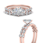 Load image into Gallery viewer, diamond-round-and-marquise-heart-bridal-wedding-rings-in-rose-gold-FD9398HT1ANGLE3-NL-RG_6219e09b-9103-460e-88f9-2a8c5febfca1.jpg?v=1756378512
