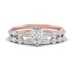 Load image into Gallery viewer, diamond-round-and-marquise-pear-bridal-wedding-rings-in-rose-gold-FD9398PE1-NL-RG.jpg?v=1756378573