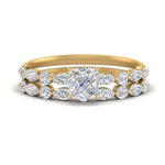 Load image into Gallery viewer, diamond-round-and-marquise-princess-cut-bridal-wedding-rings-in-yellow-gold-FD9398PR1-NL-YG.jpg?v=1756378598
