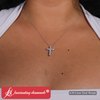Load image into Gallery viewer, diamond-simple-cross-pendant-in-white-gold-FDPD10825-720_3