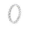 Load image into Gallery viewer, 2 Carat Round Cut Shared Prong Eternity Ring