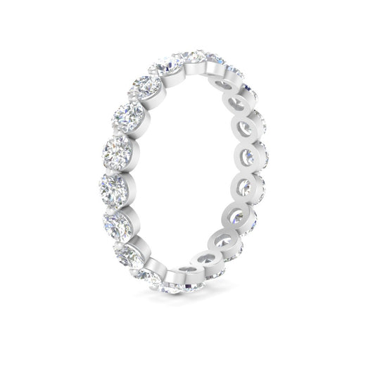 2 Carat Round Cut Shared Prong Eternity Ring