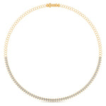 Load image into Gallery viewer, diamond-teardrop-bezel-necklace-6.50-ct.-in-FDNK10579-(0.10CT)-NL-YG