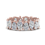 Load image into Gallery viewer, diamond-teardrop-eternity-band-4.80-carat-in-rose-gold-FD10554PE-0.30CT-NL-RG
