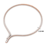 Load image into Gallery viewer, diamond-tennis-eternity-y-necklace-in-FDNK11313ANGLE2-NL-RG